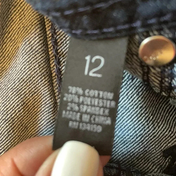 Inc Denim Ombré Jeans Dark Wash Light Was Edge 12 - Picture 6 of 7